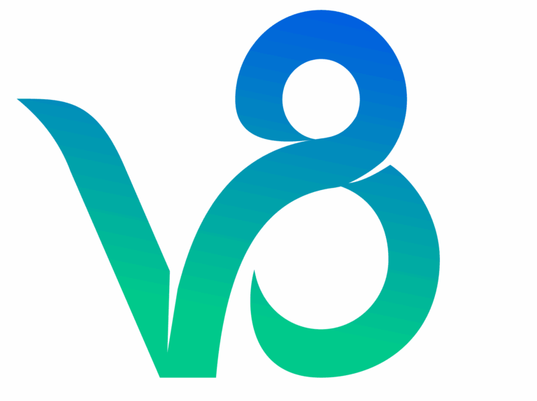 v8 logo